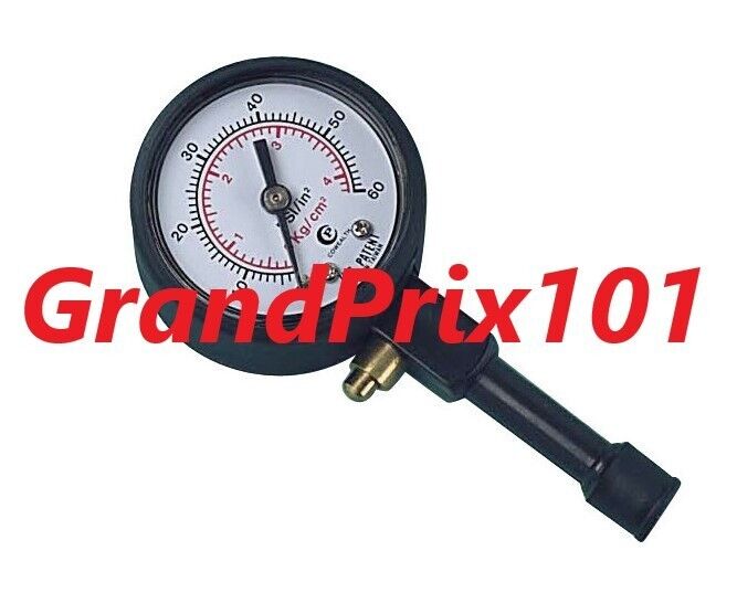 Misura pressione pneumatici in gomma/metallo - Pressione max 4,2 bar / 60 psi