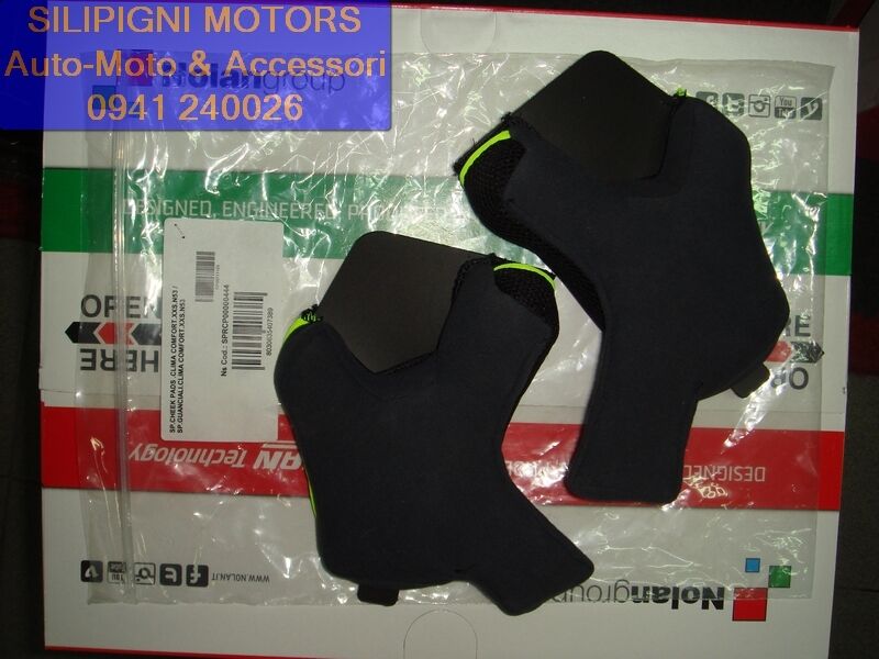 GUANCIALI CHECK PADS per NOLAN N53 "TAGLIA XXS" Interno Casco Off Road Nolan N53