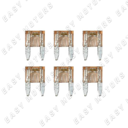 Smart Led set 6 micro-fusibili lamellari con spia a led 12 32V 7,5A