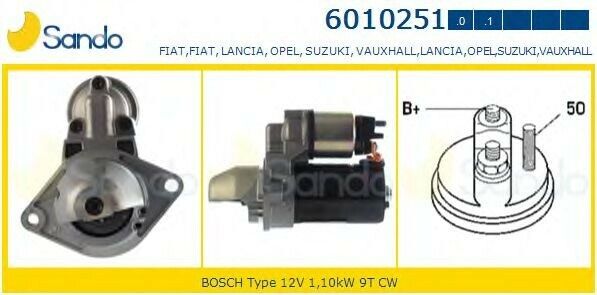 Motorino avviamento SANDO 6010251.0
