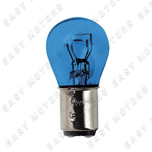 12V Lampada 2 filamenti Blu-Xe P21 5W 21 5W BAY15d 2 pz D Blister