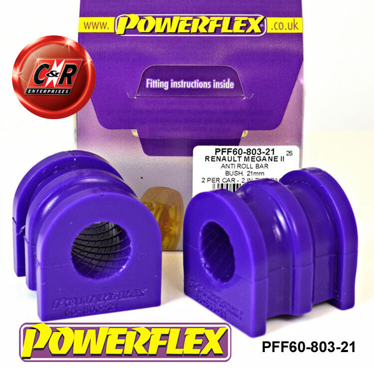 Powerflex Franti Rollio Bronzine Barra 21mm Per Renault Scenic II (03-09)