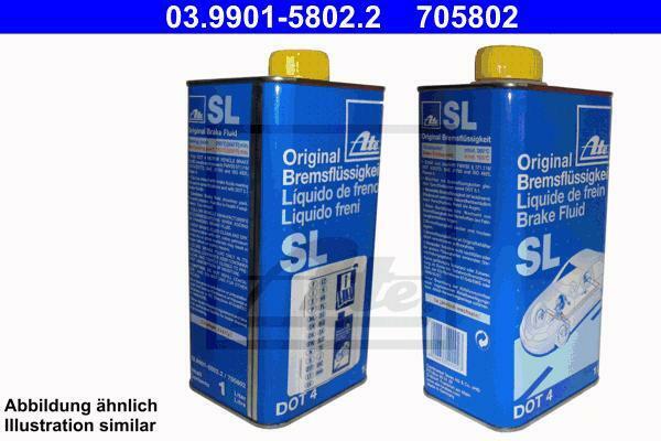705802 ATE  LIQUIDO FRENO DOT.4 SL 1LT