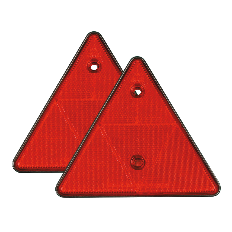 CATARIFRANGENTI ROSSI TRIANGOLARI POSTERIORI OMOLOGATI CAMPER 155x135 mm