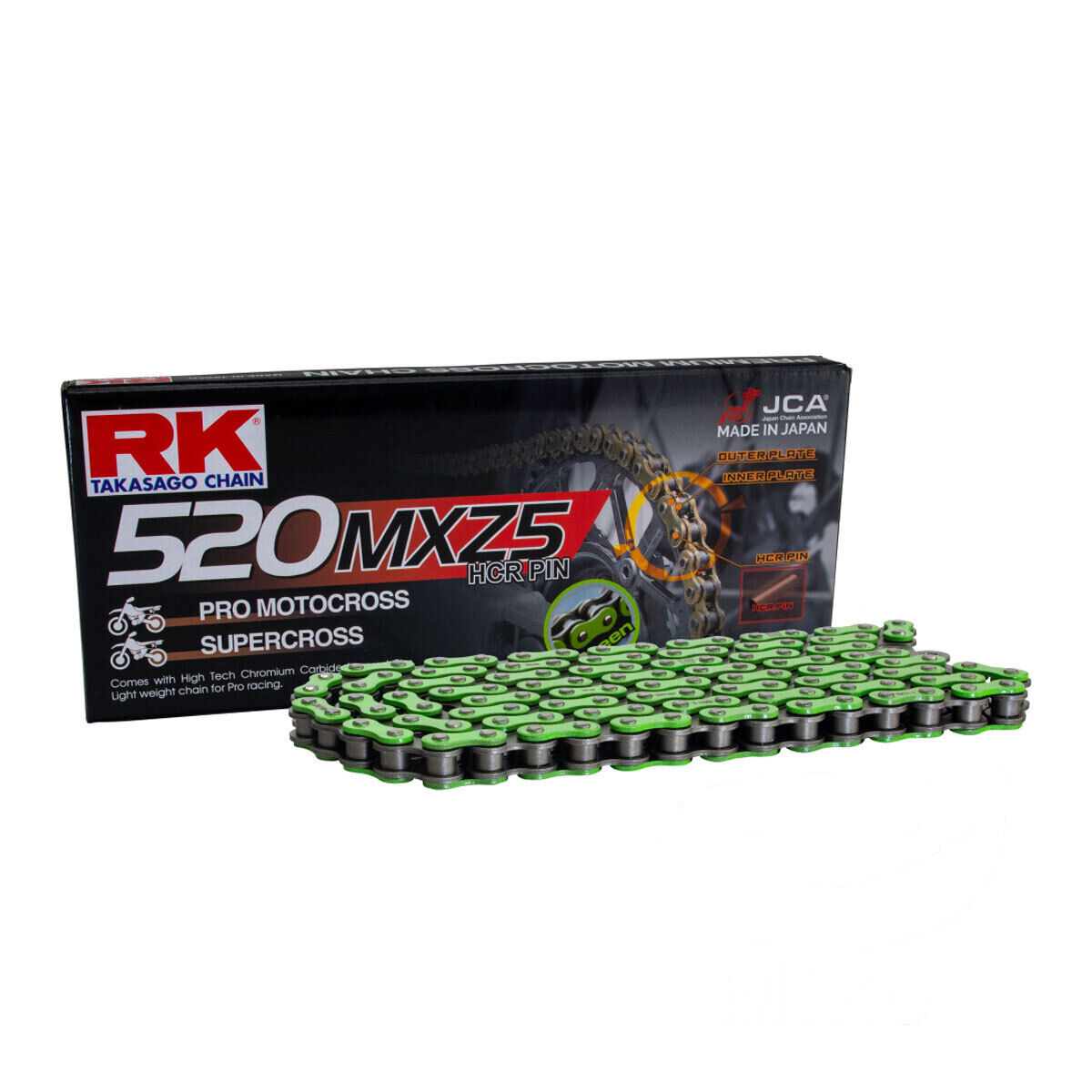 CATENA TRASMISSIONE RK 520MXZ5/110 PER KAWASAKI 125 KX 1985-2003