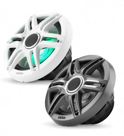 Clarion Premium Altoparlanti Coassiali 7.7" 60W RMS Marine Bianco Nero RGB