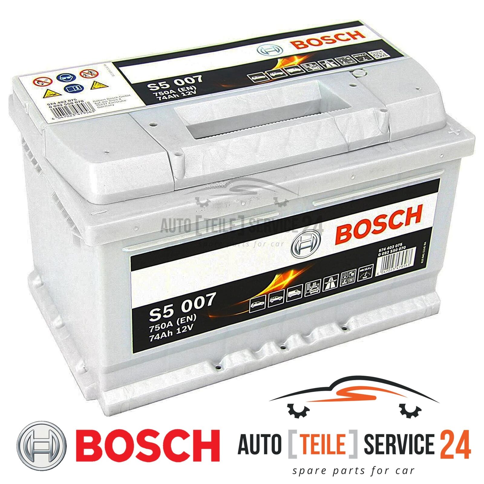 Batteria Avviamento Bosch 0092S50070 S5 per Audi Fiat Ford Nissan Opel Porsche