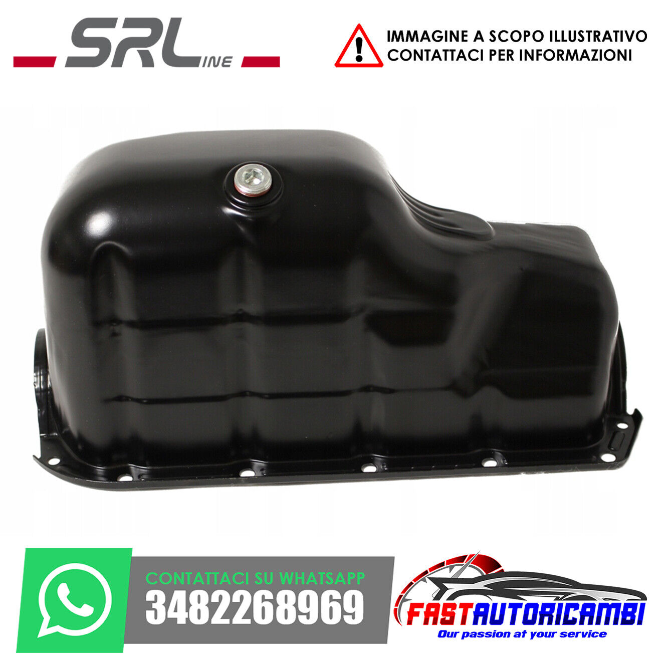 COPPA OLIO 3017MO2 FIAT CINQUECENTO PANDA PUNTO 1.2 SEICENTO TIPO UNO LANCIA Y10