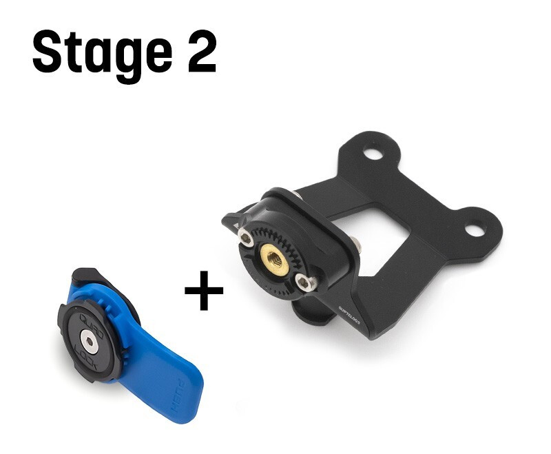 BCD SUPPORT TELEPHONE convient pour YAMAHA MT07 - QUADLOCK - STAGE 2