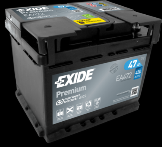 EA472 EXIDE Batteria avviamento per FORD VW RENAULT OPEL PEUGEOT CITROËN TOYOTA
