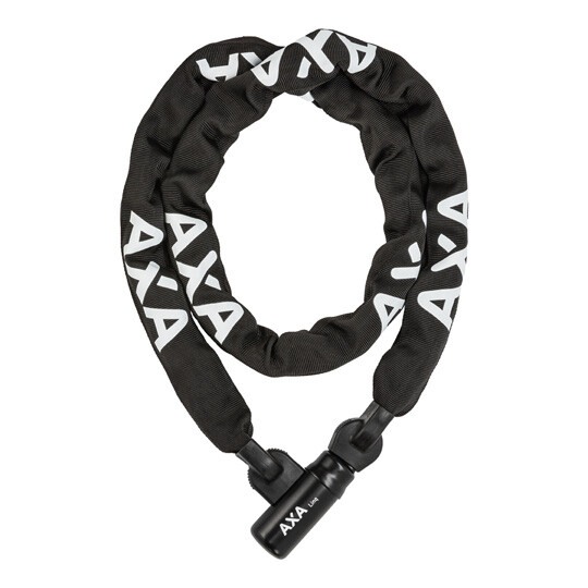 Antivol velo chaine a cle d9.5 x 1.80m axa linq 180 noi