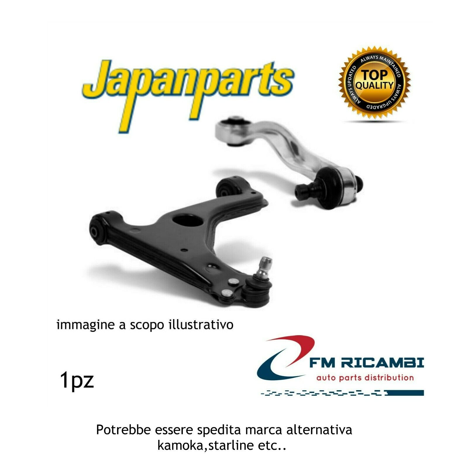 BS-220L JAPANPARTS BRACCIO OSCILLANTE TOYOTA COROLLA 1.4D 04-