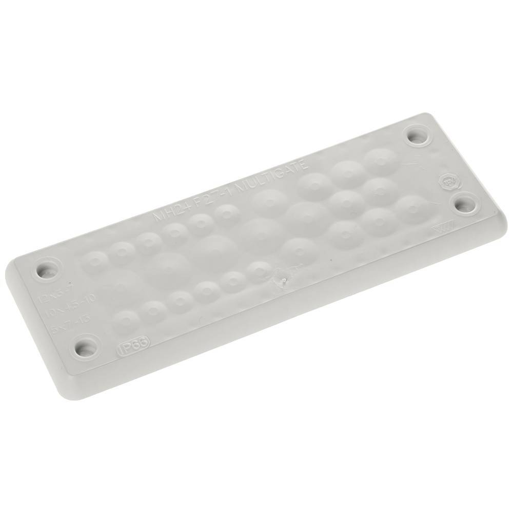 Trelleborg MH-24 F27-1 LIGHT GREY UL94 V-0 IP65 | TPE | Screw Piastra passante