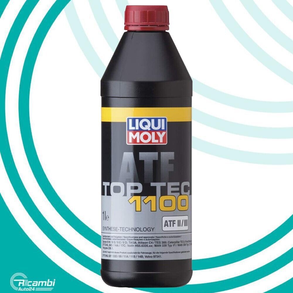 LIQUI MOLY 3651 TOP TEC ATF 1100 OLIO CAMBIO AUTOMATICO ROSSO ATF III 1 LITRO