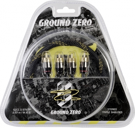 Ground Zero Cavi RCA 1 mt High Quality GZCC 1.14X-TP Cavo rca auto alta qualita