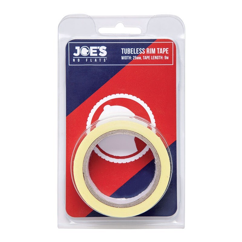 Nastro di conversione adesivo JOE'S NO FLATS Tubeless 25mmx9m giallo