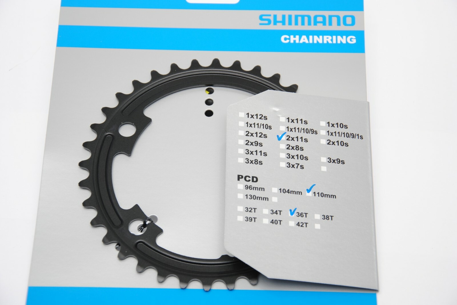 Corona SHIMANO 105 36T FC-5800 Nera 2x11Speed CHAINRING SHIMANO 105 36T FC-5