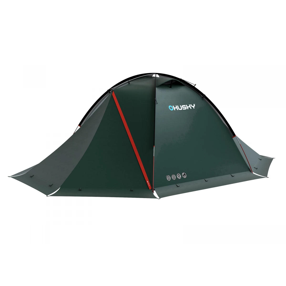 Husky Falcon 2-spedizione-tenda leggera-2 persone-Verde