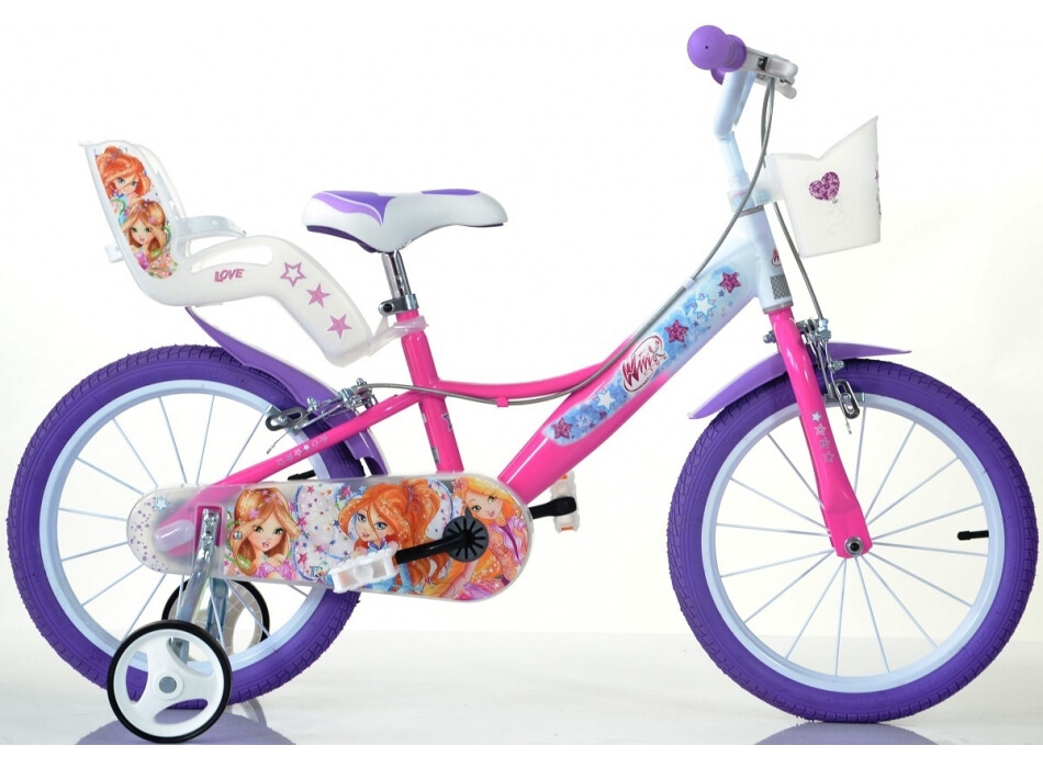 BICI 16 WINX CLUB MAGIX PER BAMBINA 6, 7, 8, 9 ANNI DINO BIKES PRODOTTO ITALIANO