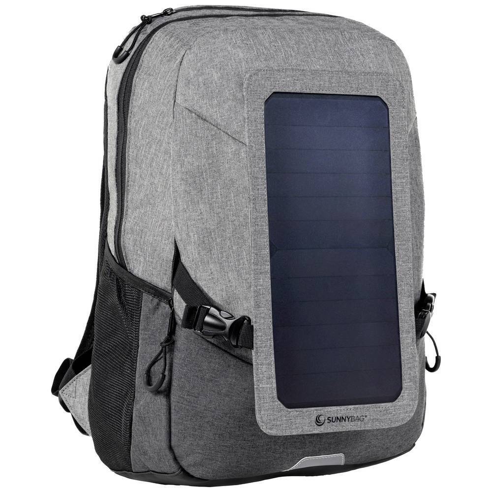 SunnyBag Zaino solare Explorer+ 15 l (L x A x P) 290 x 370 x 140 mm Grigio,