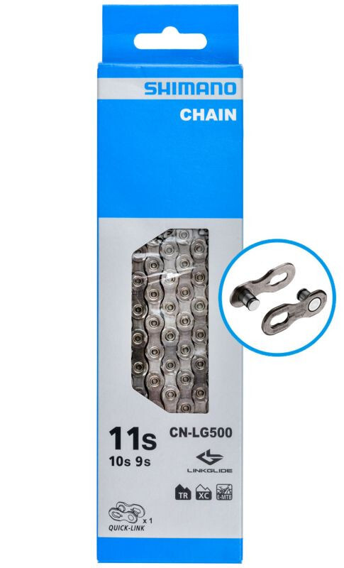 Catena E-Bike Shimano Deore CN-LG500 10/11V 138 maglie con Quick Link
