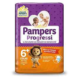 PAMPERS Progressi Taglia 6 16Kg+ 17 Pezzi