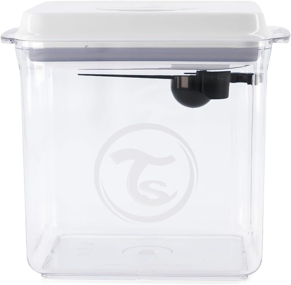 Twistshake Contenitore per latte in polvere con cucchiaio da 1700 ml, Bianco