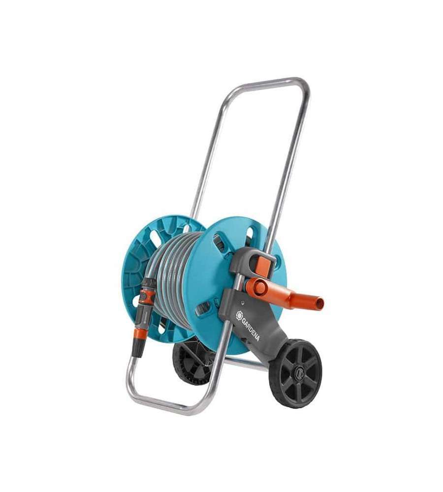 CARRELLO AVVOLGITUBO MANUALE GARDENA "CLEVERROLL S" IN PLASTICA 36X44X47/75 CM