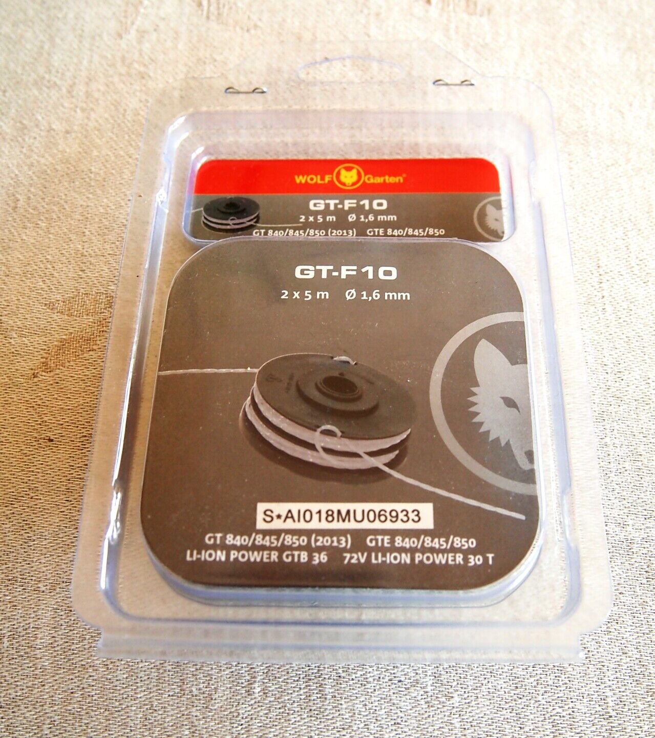 Bobina filo Wolf Garten originale GT840/845/850 GTE840/850 TE845 GTB36 - 72V 30T