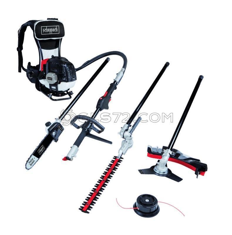DECESPUGLIATORE A ZAINO SCOPPIO MULTIFUNZIONE 4IN1 51,7CC SCHEPPACH MFH5300-4BP