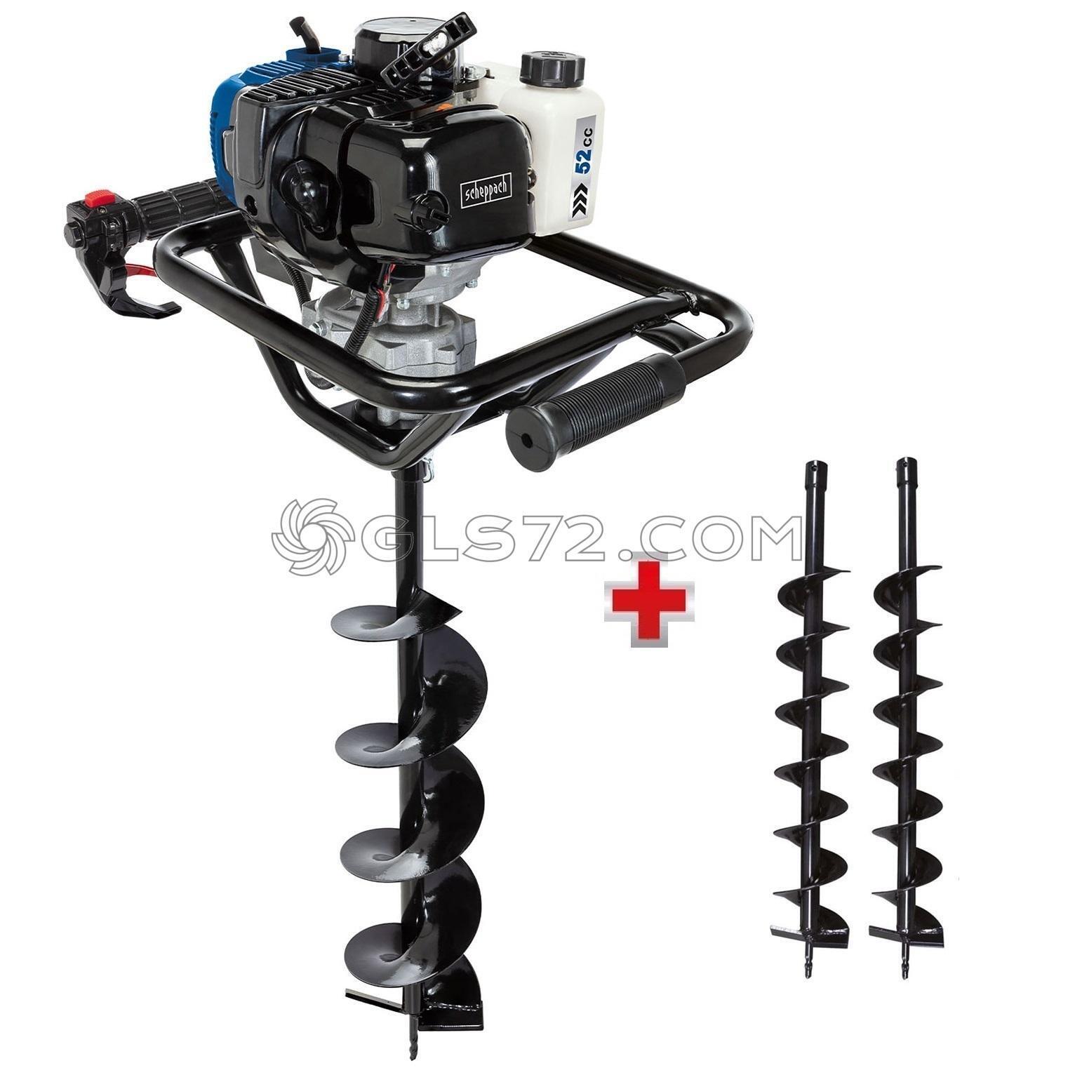 TRIVELLA MOTOTRIVELLA A SCOPPIO 52CC 1,97CV 3 ELICHE INCLUSE SCHEPPACH EB2000