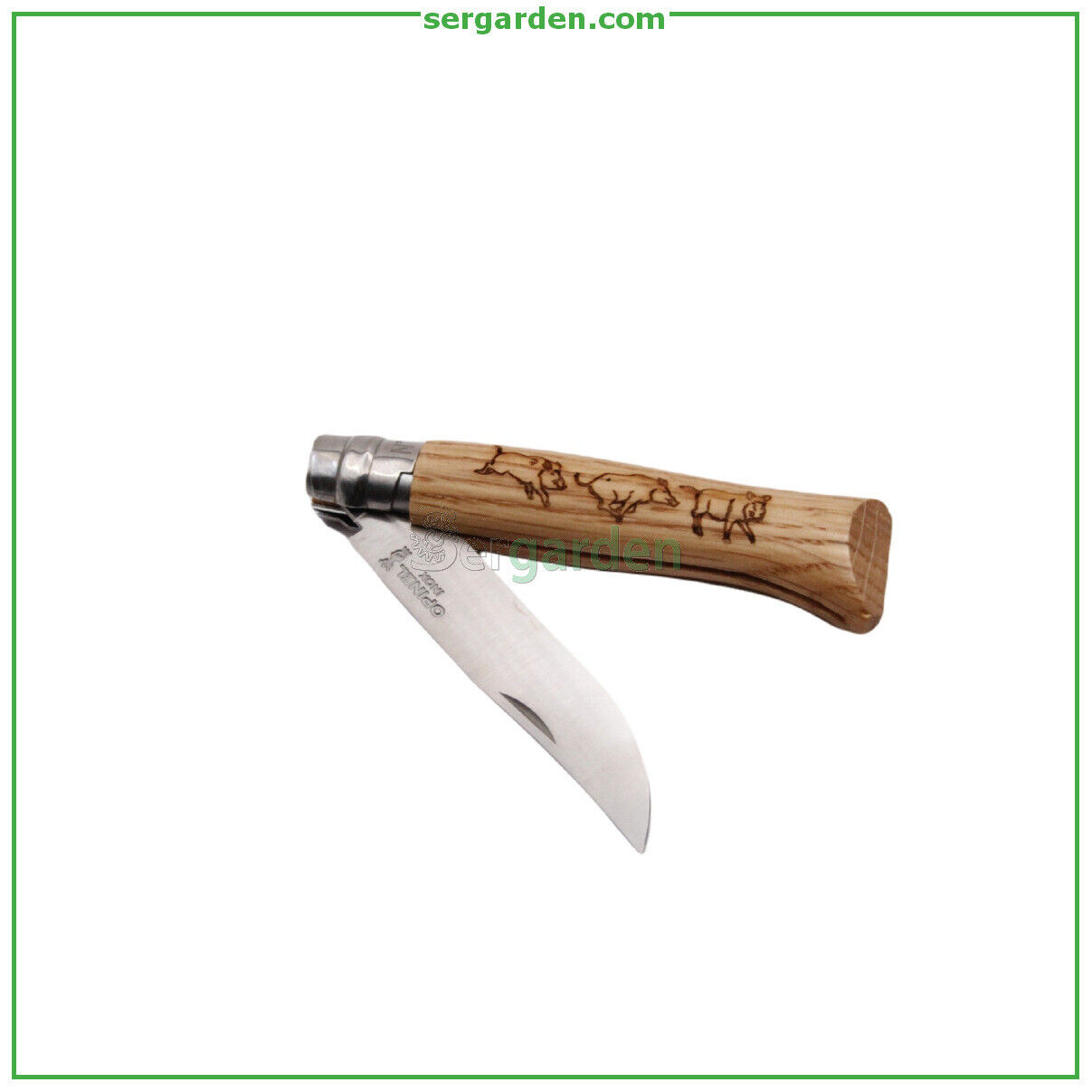 COLTELLO OPINEL 8VRI CINGHIALE n°8 inox originale