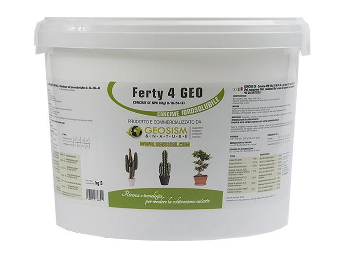 Ferty 4, NPK(Mg) 8-16-24+(4) + microelementi (5 kg), concime in polvere idrosolu