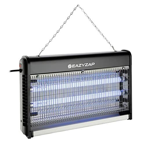 Eazyzap LED Fly Killer 19W - Nero & Alluminio - Copertura 100m2 / 2 x (o0t)
