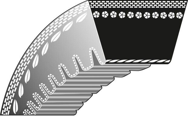 Cinghia dentata piatto lame trattorino HUSQVARNA RIDER PRO 18 PROFLEX 535488601