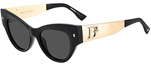 Dsquared2 D2 0062/S Occhiali, Black, 49 Da Donna, Nero