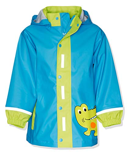 Playshoes Giacca Da Pioggia, Abbigliamento Antipioggia Antivento E Impermeabile Unisex - Bambini E Ragazzi, Coccodrillo, 116