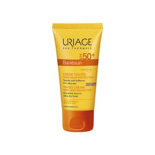 Uriage Laboratoires Dermatolog Bariesun Spf50+ Creme Doree Teintee 50 Ml Occhiali, Multi-Coloured, Taglia Unica Donna