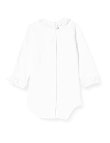 Babidu Body Cuello Batista-Body Bebè - Unisex Bianco Blu X-Small
