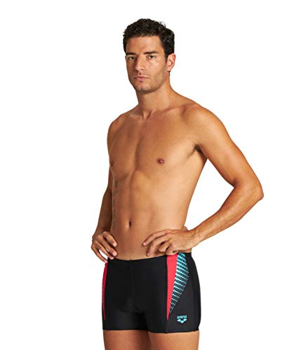 Arena M Threefold Short R Swim Trunks, Black-Black-Anguria, 48 Men'S