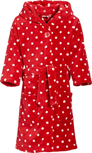 Playshoes Accappatoio In Pile Per Bambini, Vestaglia Unisex - Bambini E Ragazzi, Punti, 134/140