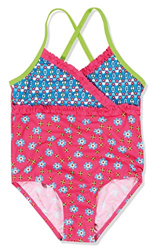 Playshoes Costume Da Bagno Con Protezione Uv, Bambine E Ragazze, Fiori, 74-80