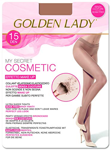 Goldenlady Mysecret 15 Cosmetic Collant, Donna, Oro (Bronzer K30A), Medium (Taglia Produttore:3-M)