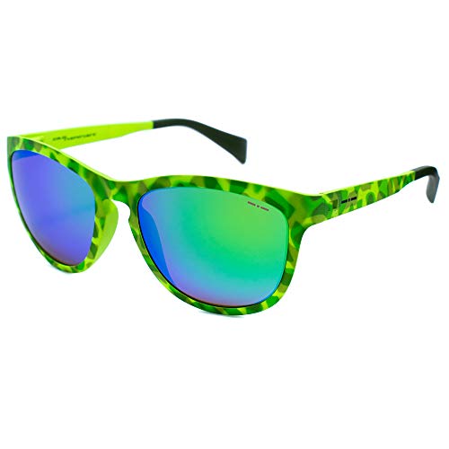 Italia Independent 0111-037-000 Occhiali Da Sole, Verde, 55.0 Unisex-Adulto
