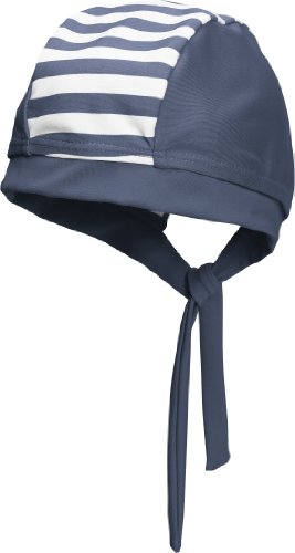 Playshoes Foulard Con Protezione Uv, Copricapo Con Cuffia Da Bagno Unisex - Bambini E Ragazzi, Marittimo, 51Cm