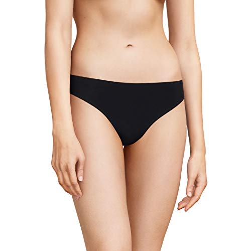 Chantelle Softstretch, Tanga, Intimo Invisibile Donna, Nero (Schwarz 11), Taglia Unica