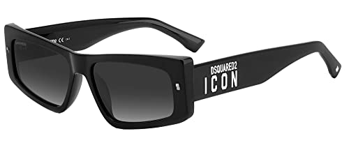 Dsquared2 Icon 0007/S Occhiali, Nero, 0 Uomo