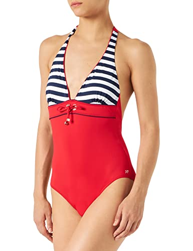 Haute Pression Y1006 Costume Intero, Rosso(Rouge (Rayé Marine), Taglia Produttore: 44 Donna