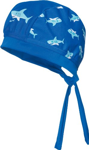 Playshoes Foulard Con Protezione Uv, Copricapo Con Cuffia Da Bagno Unisex - Bambini E Ragazzi, Hai, 55Cm