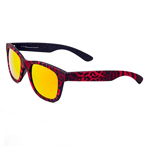 Italia Independent 0090-Zeb-053 Occhiali Da Sole, Rosso (Rojo), 50 Unisex-Adulto